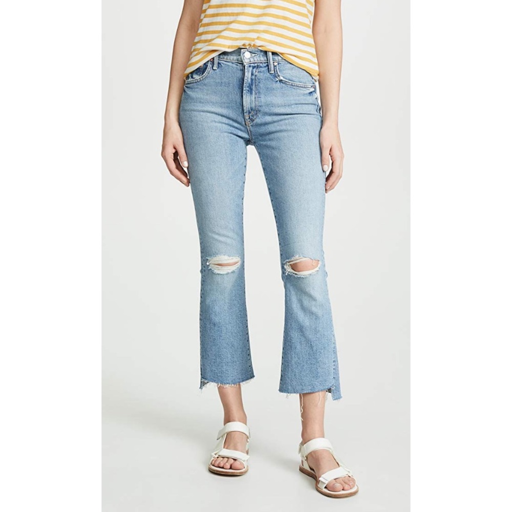 Mother cropped jeans